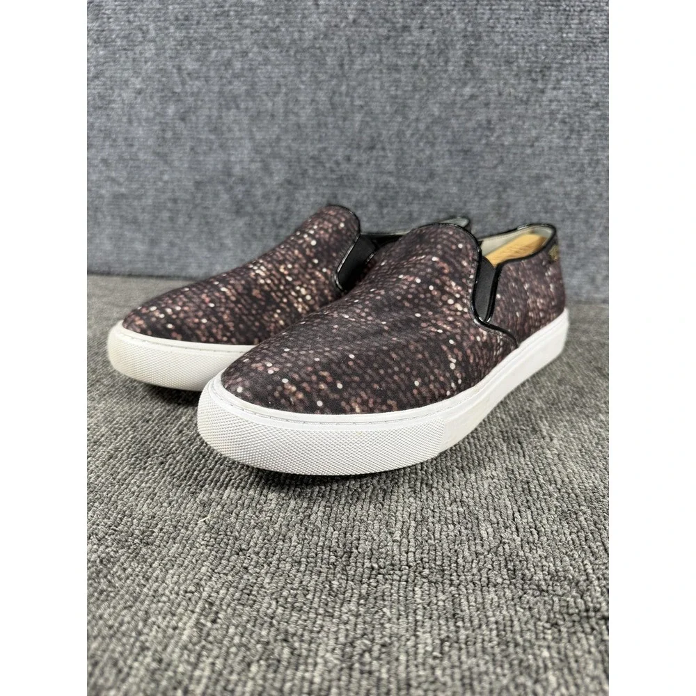 Tory Burch Shoes Womens 10 Flash Printed Leather Fashion Slip On Sneakers Casual